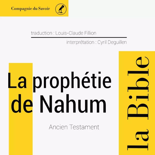 La Prophétie de Nahum -  Anonyme - Saga Egmont French