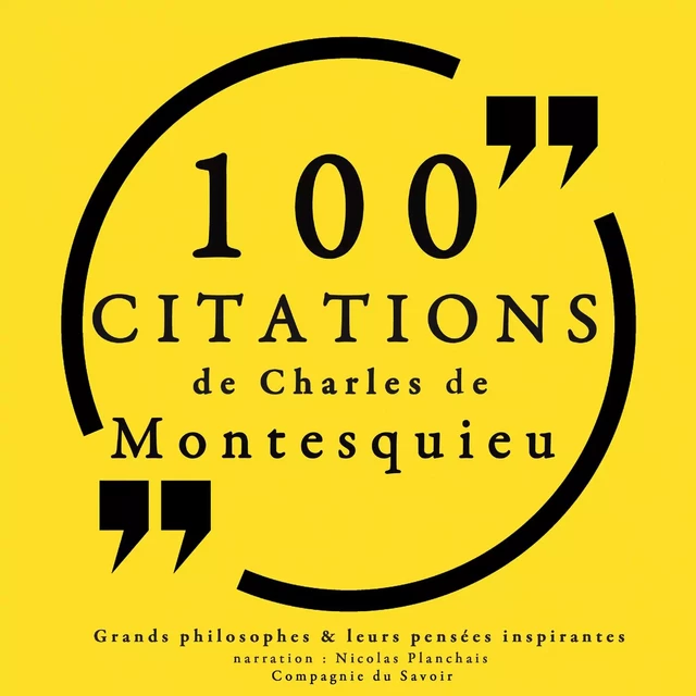 100 citations de Montesquieu -  Montesquieu - Saga Egmont French