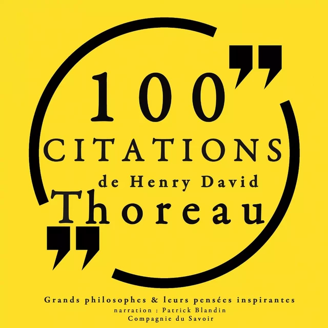 100 citations de Henry David Thoreau - Henry David Thoreau - Saga Egmont French