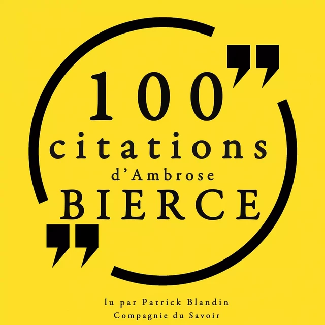 100 citations d'Ambrose Bierce - Ambrose Bierce - Saga Egmont French