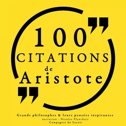 100 citations d'Aristote