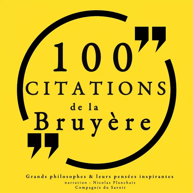 100 citations de La Bruyère - Jean de La Bruyere - Saga Egmont French