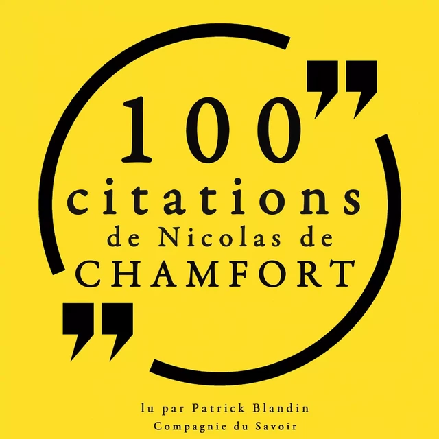 100 citations de Nicolas de Chamfort - Nicolas de Chamfort - Saga Egmont French