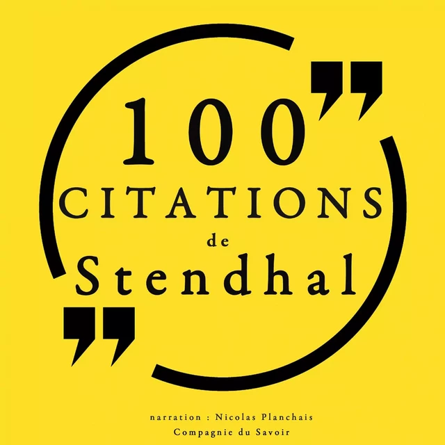 100 citations de Stendhal - Stefan Zweig - Saga Egmont French