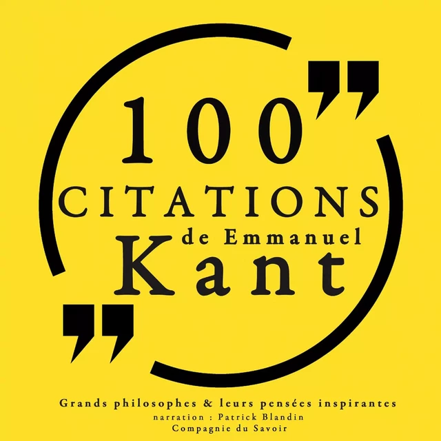 100 citations d'Emmanuel Kant - Emmanuel Kant - Saga Egmont French