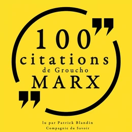 100 citations de Groucho Marx