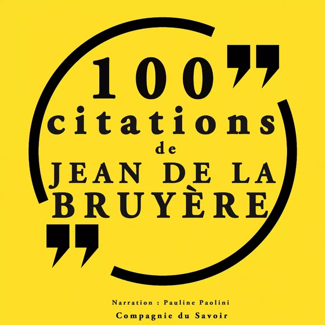 100 citations Jean de la Bruyère - Jean de la Bruyère - Saga Egmont French