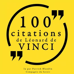 100 citations de Léonard de Vinci