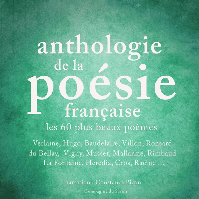 Anthologie de la poésie française -  Various - Saga Egmont French