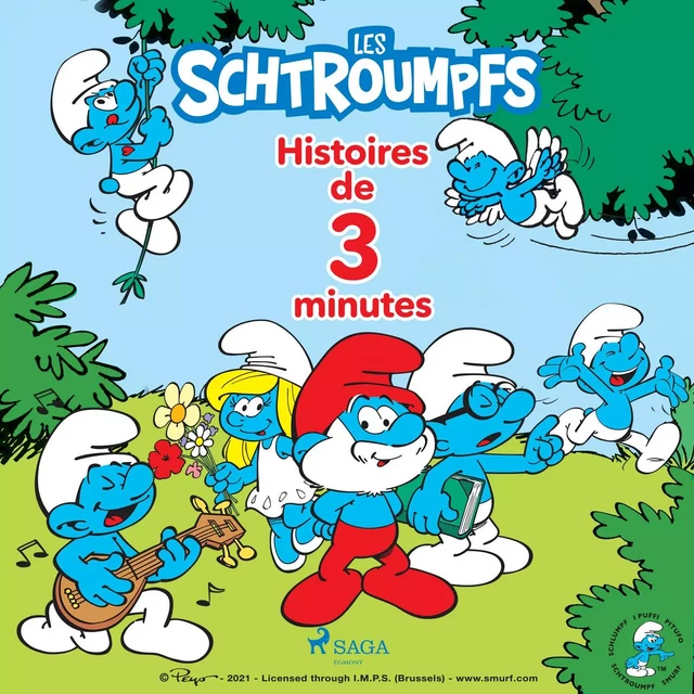 Les Schtroumpfs - Histoires de 3 minutes -  Peyo - Saga Egmont French