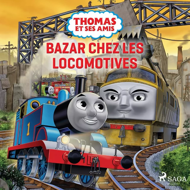 Thomas et ses amis - Bazar chez les locomotives -  Mattel - Saga Egmont French