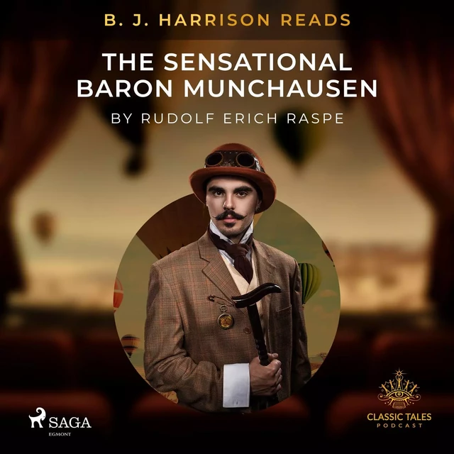 B. J. Harrison Reads The Sensational Baron Munchausen - Rudolf Erich Raspe - Saga Egmont International