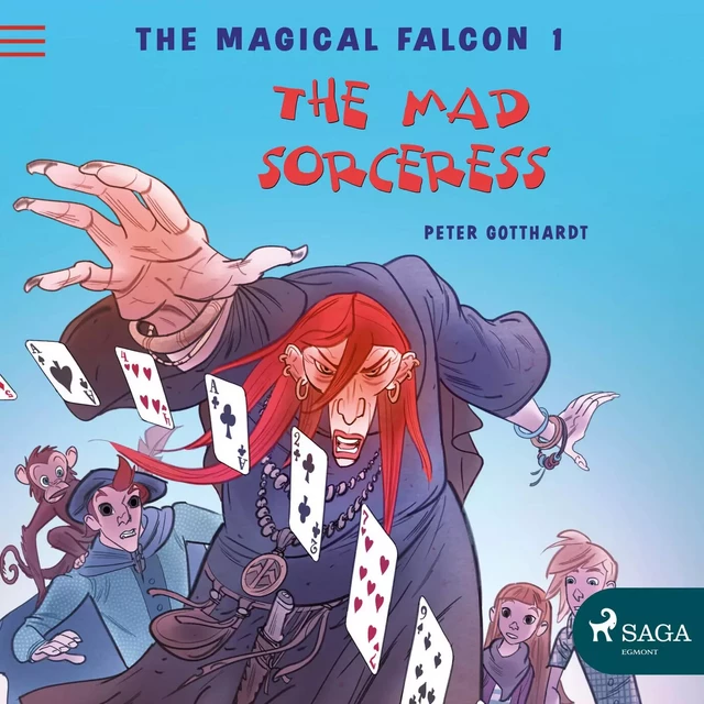 The Magical Falcon 1 - The Mad Sorceress - Peter Gotthardt - Saga Egmont International