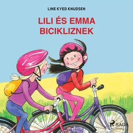 Lili és Emma bicikliznek