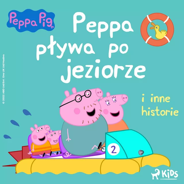 Świnka Peppa - Peppa pływa po jeziorze i inne historie - Mark Baker, Neville Astley - Saga Egmont International