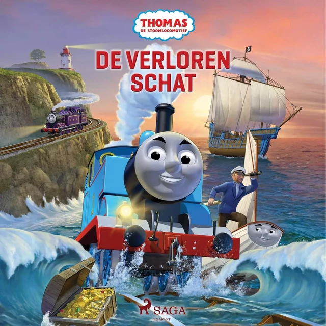 Thomas de Stoomlocomotief - De verloren schat -  Mattel - Saga Egmont International