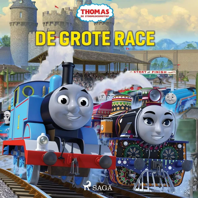 Thomas de Stoomlocomotief - De grote race -  Mattel - Saga Egmont International