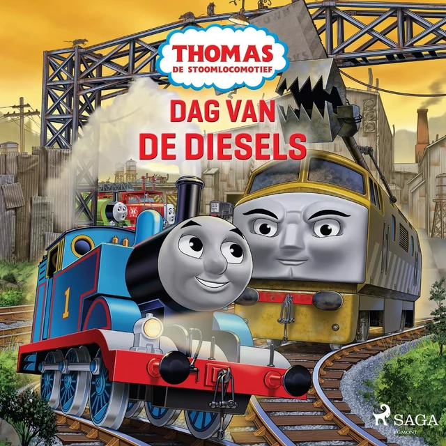 Thomas de Stoomlocomotief - Dag van de Diesels -  Mattel - Saga Egmont International