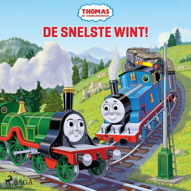 Thomas de Stoomlocomotief - De snelste wint! -  Mattel - Saga Egmont International