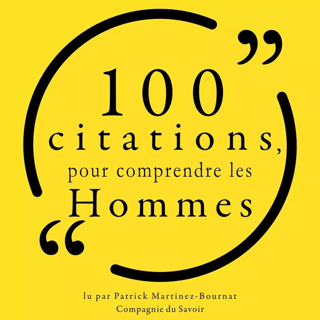 100 citations pour comprendre les hommes -  Various - Saga Egmont French