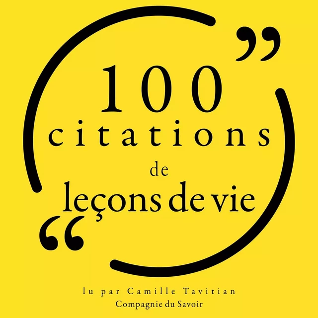 100 citations de leçons de vie -  Various - Saga Egmont French