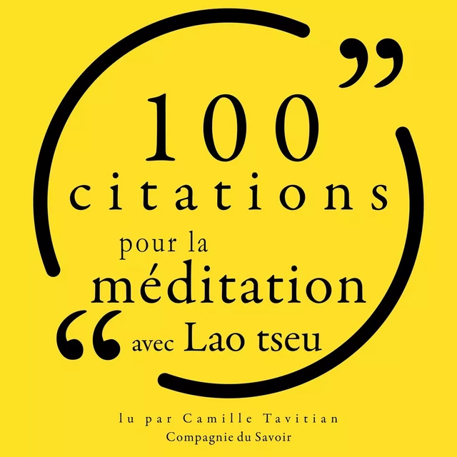 100 citations pour la méditation avec Lao Tseu - Lao Tseu - Saga Egmont French