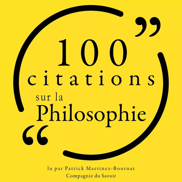 100 citations sur la philosophie -  Various - Saga Egmont French