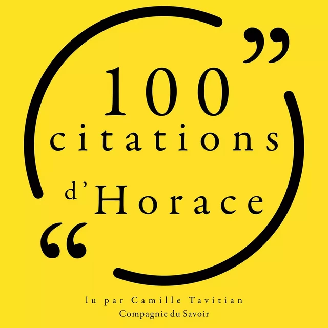 100 citations d'Horace -  Horace - Saga Egmont French