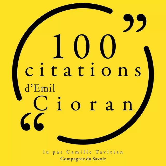 100 citations d'Emil Cioran - Emil Cioran - Saga Egmont French