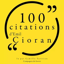 100 citations d'Emil Cioran