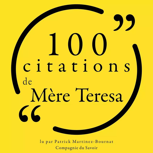 100 citations de Mère Teresa - Mère Teresa - Saga Egmont French