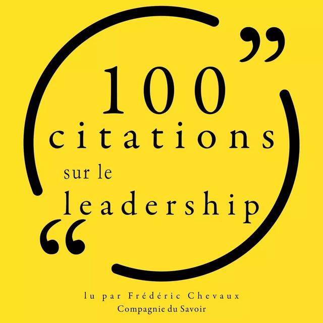 100 citations sur le leadership -  Various - Saga Egmont French