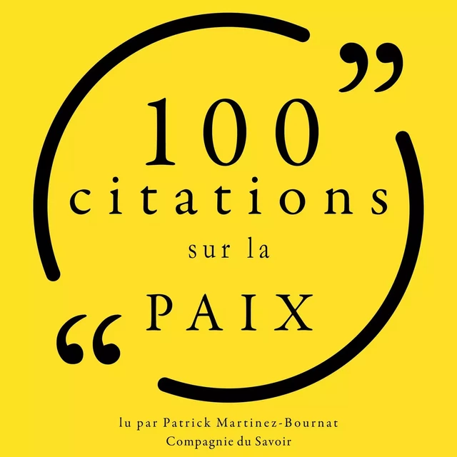 100 citations sur la paix -  Various - Saga Egmont French