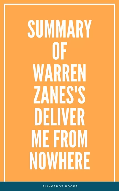 Summary of Warren Zanes's Deliver Me from Nowhere -  Slingshot Books - Slingshot Books