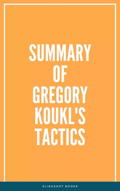 Summary of Gregory Koukl's Tactics -  Slingshot Books - Slingshot Books