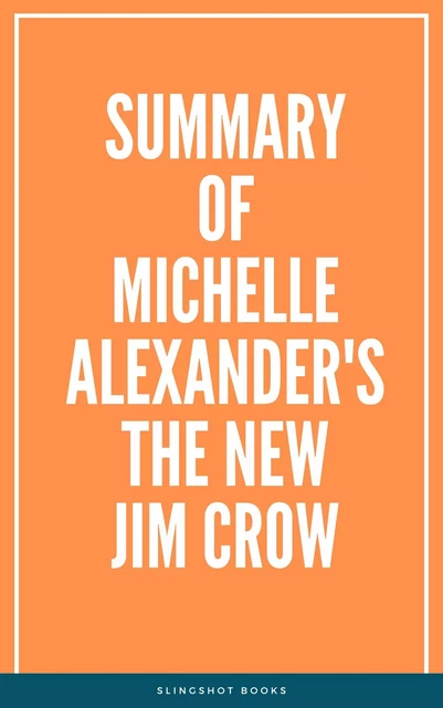 Summary of Michelle Alexander's The New Jim Crow -  Slingshot Books - Slingshot Books