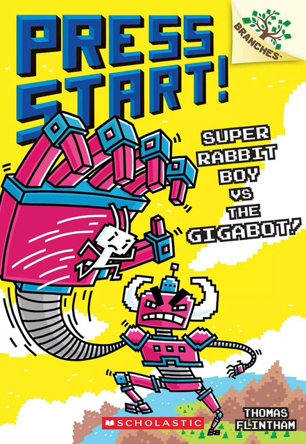 Super Rabbit Boy vs. the Gigabot!: A Branches Book (Press Start! #16) - Thomas Flintham - Scholastic Inc.