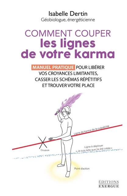 Comment couper les lignes de votre karma - Manuel pratique pour libérer vos croyances limitantes - Isabelle Dertin - Courrier du livre