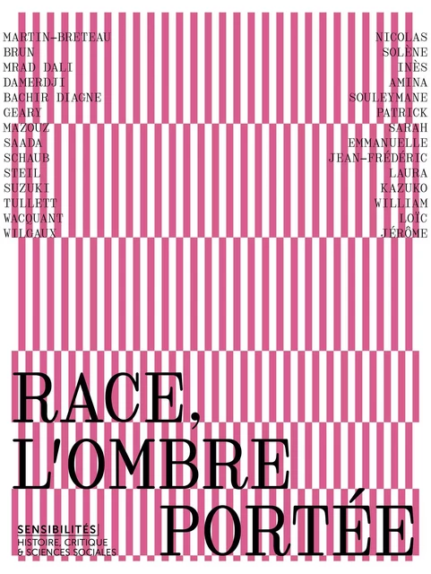 Race, l'ombre portée - Revue Sensibilités - N° 12 -  - Appaloosa LHS Editions