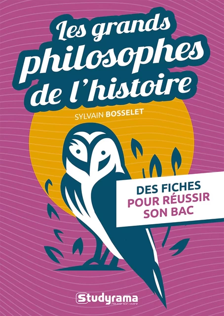 Les grands philosophes de l'histoire : Des fiches pour réussir son bac - Sylvain Bosselet - Studyrama