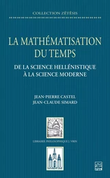 La mathématisation du temps