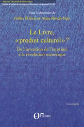 Le livre, "produit culturel" ?