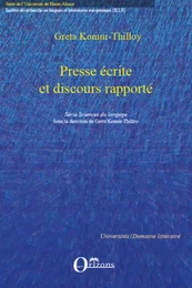 Presse écrite et discours rapporté