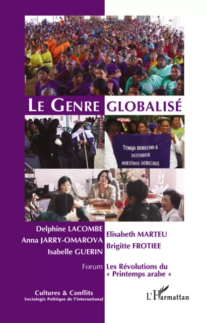 Le Genre globalisé - Delphine Lacombe, Elisabeth Marteu, Anna Jarry-Omarova, Brigitte Frotiée, Isabelle Guérin - Editions L'Harmattan