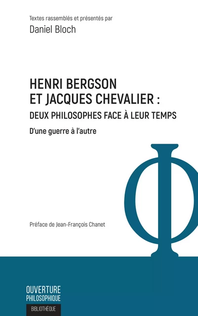 Henri Bergson et Jacques Chevalier - Daniel Bloch - Editions L'Harmattan