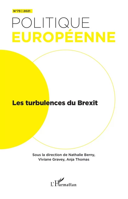 Les turbulences du Brexit - Nathalie Berny - Editions L'Harmattan