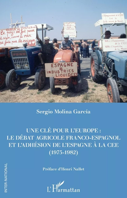 Une clé pour l'Europe - Sergio Molina García - Editions L'Harmattan