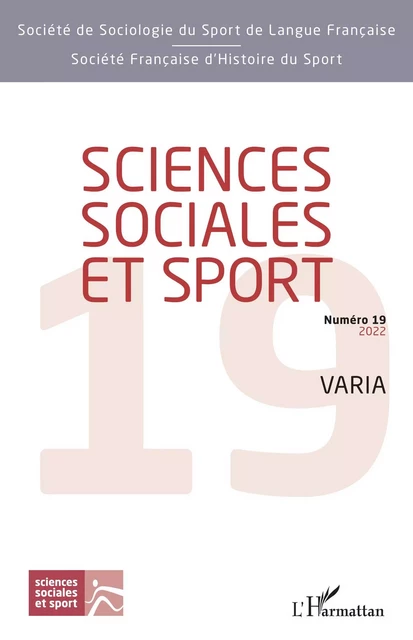 Sciences sociales et sport - Sébastien Fleuriel - Editions L'Harmattan