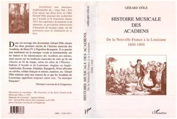 Histoire musicale des acadiens - Gérard Dôle - Editions L'Harmattan