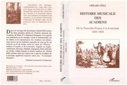 Histoire musicale des acadiens